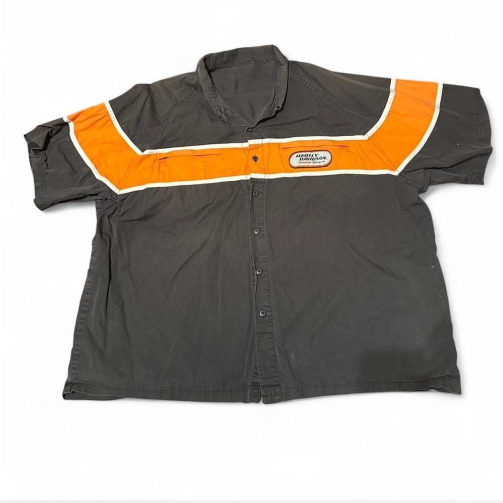 Vintage Harley Davidson Button up- 3XL